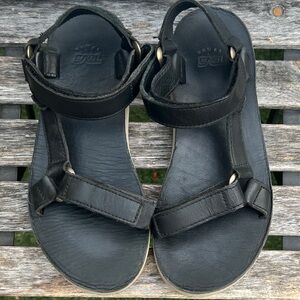 Teva Black Unisex Sandals